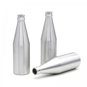 Botella de aluminio con forma de cerveza de 33cl