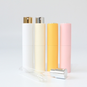 Pabrik langsung méwah pulas nepi 8ml botol parfum atomizer semprot 10ml 20ml perjalanan halimun botol semprot pikeun sanitizer leungeun