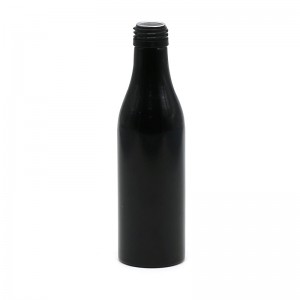 280ml black aluminum metal drink bottle
