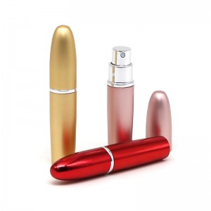 6 ml bullet shape aluminum perfume atomizer