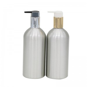 400ml kosmetisk pumpeflaske i aluminium