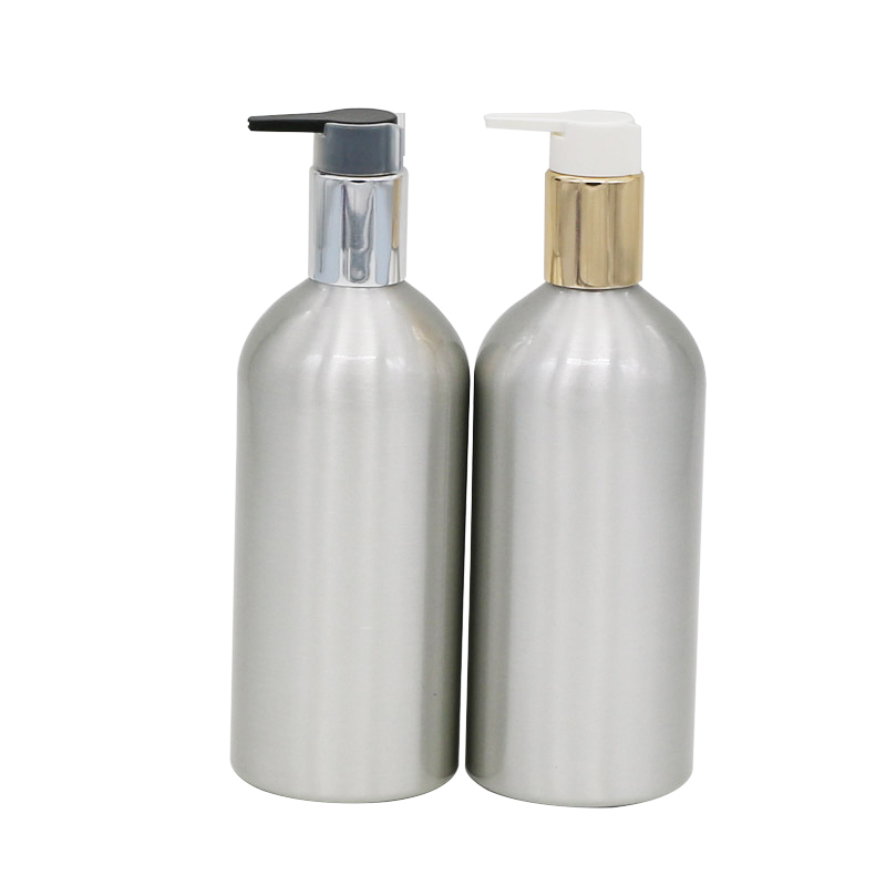 OEM/ODM Supplier Crimp-on Aluminum Cream Jar -
 400ml aluminum cosmetic pump bottle  – E-better