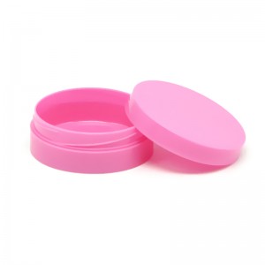 40ml pink wide mouth plastic hair wax jar