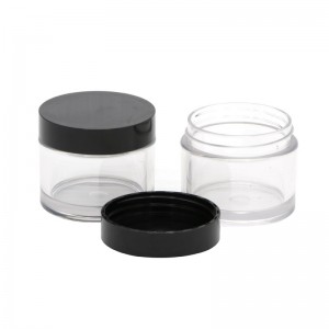 Well-designed 20 Ml Credit Card Flat Spray Bottle -<br />
 50g clear plastic cream jar  - E-better