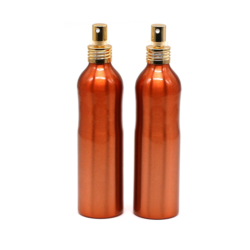 2017 wholesale price Diamond Plastic Cosmetic Jar -
 200ml gold aluminum mist spray bottle  – E-better