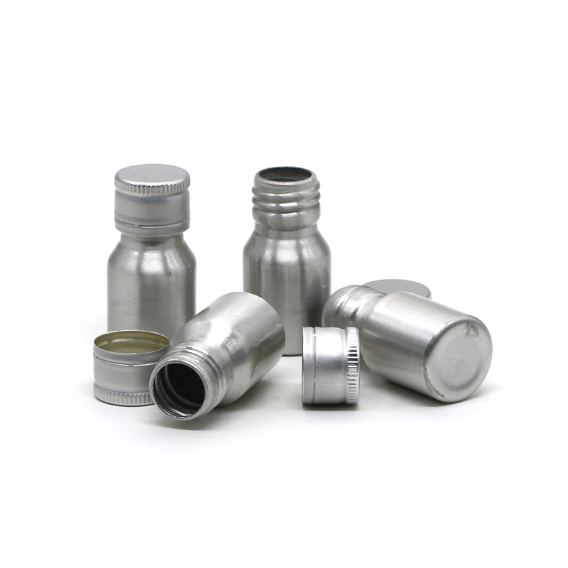 Best-Selling Spiral Glass Bottles -
 15ml small aluminum bottle with ROPP cap  – E-better