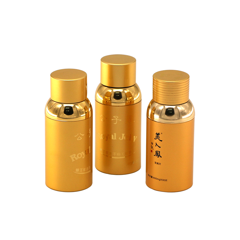 Wholesale Price China Empty Ball Cosmetic Jar -
30ml 80ml pretty aluminum shell glass inner container pills bottle – E-better detail pictures
