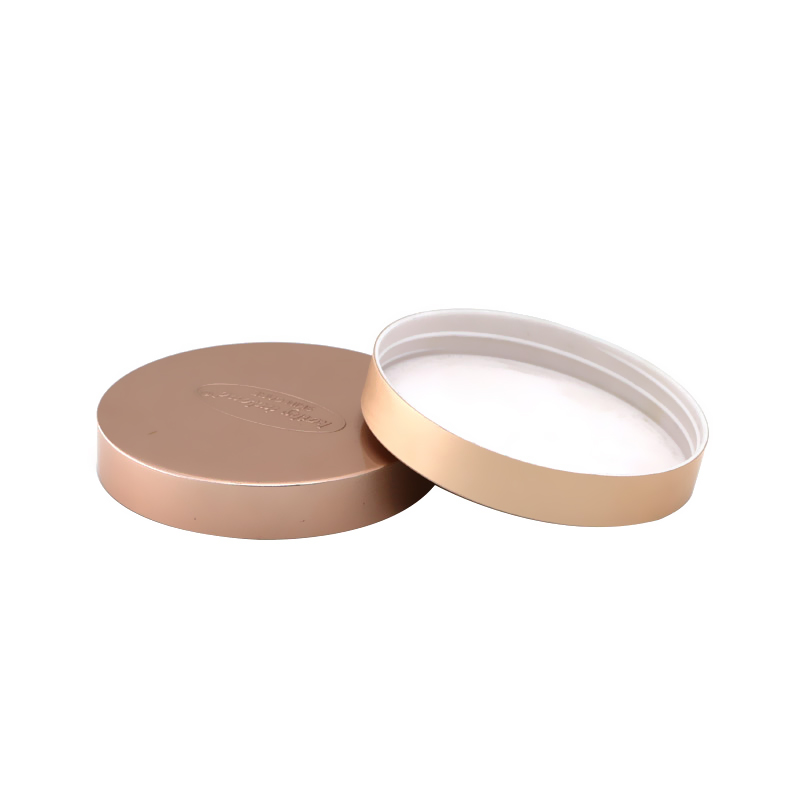 Leading Manufacturer for 8oz Cosmetic Jar -
 89mm gold aluminum plastic jar lid  – E-better