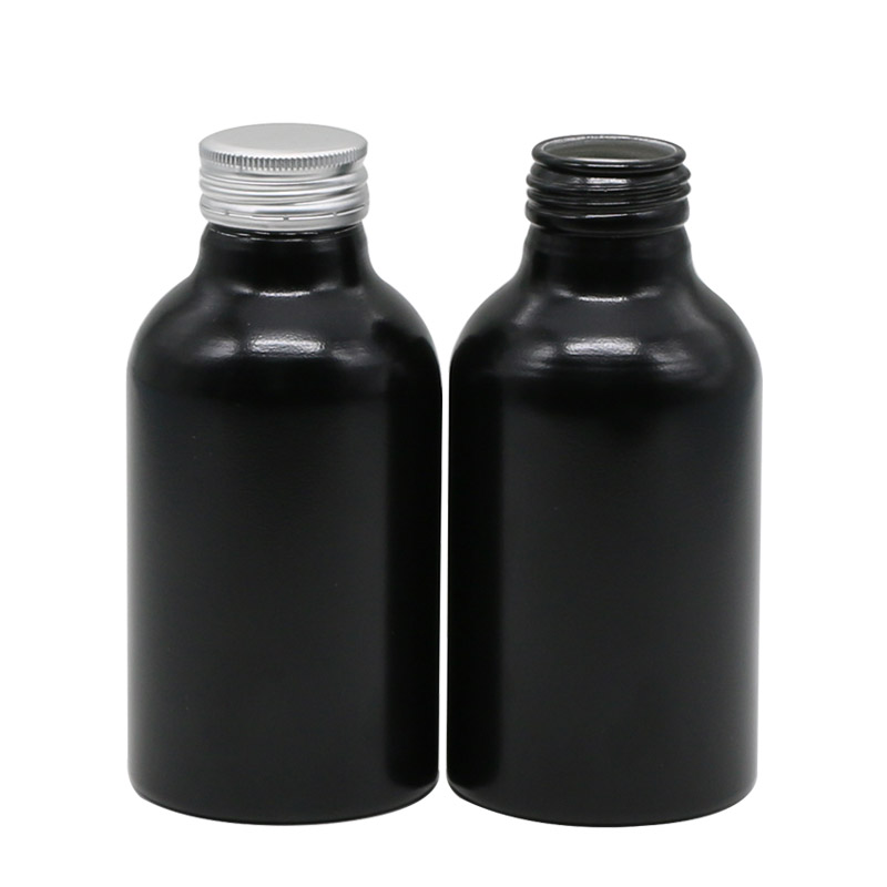 Factory Cheap Hot Empty Cream Container -
 400ml black aluminum supplement drink bottle  – E-better