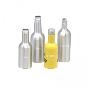 Botol aluminium runtuyan AJ-02 pikeun aditif suluh