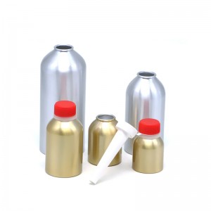 AJ-01 runtuyan botol aluminium pikeun agén cleansing engine