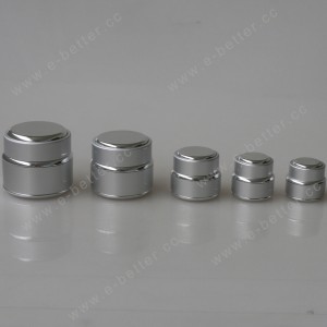 15G 30G 50G luxury gold Silver aluminum shell Face cream skin care nail gel jar