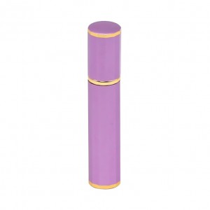 8 ml purple fancy aluminum perfume bottle