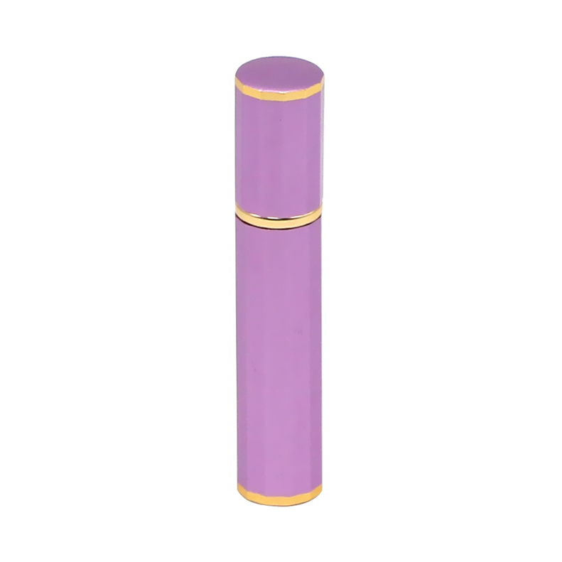 Factory Price 50g Amber Cosmetic Glass Jar -
8 ml purple fancy aluminum perfume bottle – E-better detail pictures