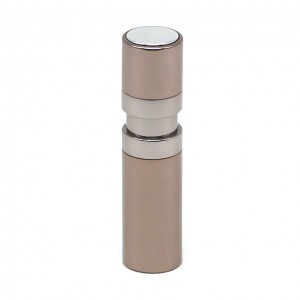 20 ml unik form aluminium twist parfym atomizer