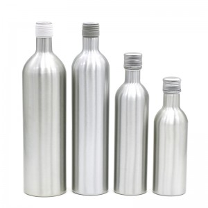 500ml custom aluminum liquor packaging bottle