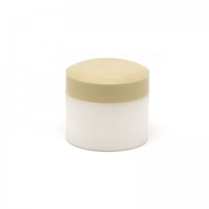 One of Hottest for 100ml Golden Dropper Bottle -<br />
 100ml double wall plastic cream packaging jar  - E-better