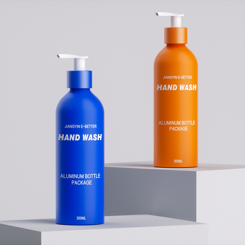 Recyclable Material aluminum Shampoo bottles