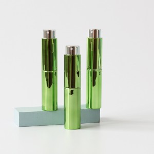 Custom color portable 10ml spray bottle mini perfume atomizer refillable