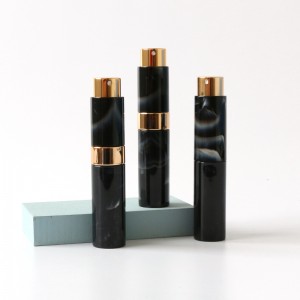 Ukuran saku 10ml parfum bundar botol semprotan alat penyemprot isi ulang botol semprotan hadiah bisnis botol semprotan alat penyemprot kanggo sanitizer tangan
