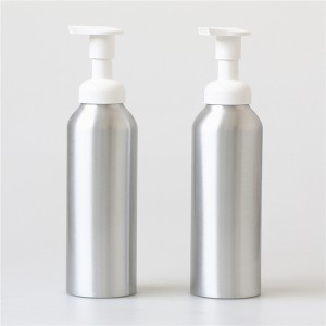 Empty 250ml 350ml 500ml 750ml Aluminum Cosmetic Foam pump spray Bottle