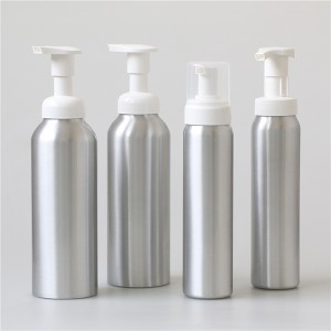 450ml plastic lotion pump aluminum bottle