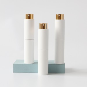 matte white 10ml parfum travel alat penyemprot botol semprot portabel
