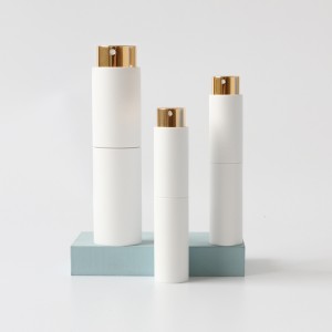 Pabrik langsung méwah pulas nepi 8ml botol parfum atomizer semprot 10ml 20ml perjalanan halimun botol semprot pikeun sanitizer leungeun