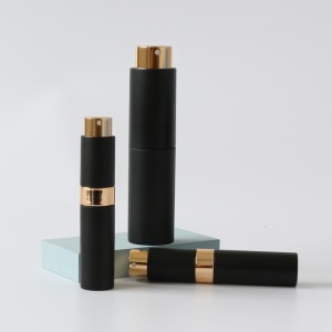 Pabrik langsung méwah pulas nepi 8ml botol parfum atomizer semprot 10ml 20ml perjalanan halimun botol semprot pikeun sanitizer leungeun
