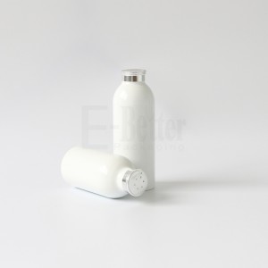 Botol serbuk aluminium perak 100ml