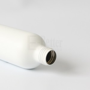 Slàn-reic falamh matte geal Aluminium Shampoo pumpa spraeadh botail 300ml 500ml 250ml 100ml