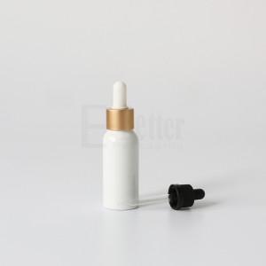 30ml aluminum essential oil dropper bottle