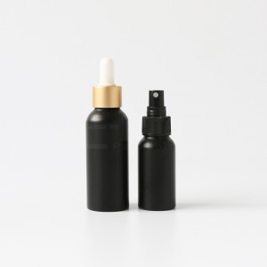 Bezplatná vzorka Prispôsobené farebné hliníkové kozmetické fľaše cestovnej veľkosti hliníkové šampónové fľaše