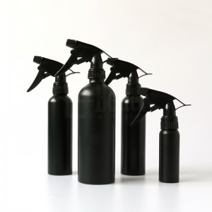 300ml 500ml 750ml Aluminum Cosmetic Bottle With Trigger Spray For Disinfectant