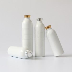 620ml gold aluminum body powder bottle