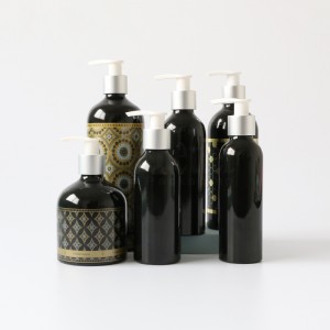 Flaconi cosmetici in alluminio da 3 once 8 once 16 once con spruzzatore a grilletto