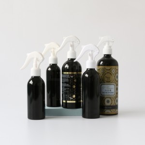 300ml 500ml 750ml المونيم کاسمیٹڪ بوتل جراثيم ڪش لاءِ ٽرگر اسپري سان