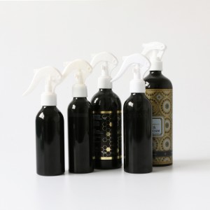Flaconi cosmetici in alluminio da 3 once 8 once 16 once con spruzzatore a grilletto