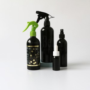 Flaconi cosmetici in alluminio da 3 once 8 once 16 once con spruzzatore a grilletto