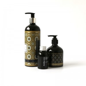 Flaconi cosmetici in alluminio da 3 once 8 once 16 once con spruzzatore a grilletto