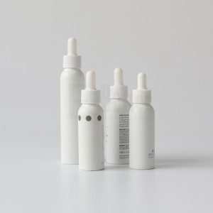 Bottiglie spray per pompa per shampoo in alluminio bianco opaco vuoto all'ingrosso 300 ml 500 ml 250 ml 100 ml