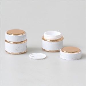 Marble Color Nail Gel Jar Empty 15ml 30ml 50ml Plastic Jar For Cosmetic