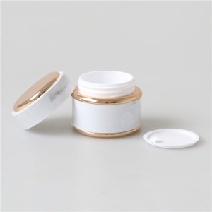 50ml Nail Gel Jar Marble Color Cosmetic Pot High End Face Cream Jar