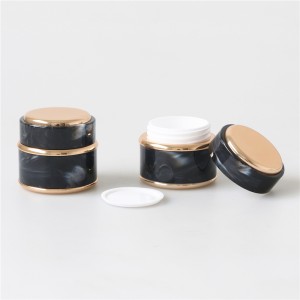 Luxe marmeren kleur lege nagel gel potten snelle levering huidverzorging crème potten 50g mini cosmetische potten;