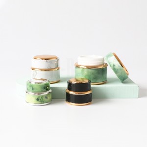 Custom color luxury skin care cream jar cosmetic lotion pot 15g 30g 50g