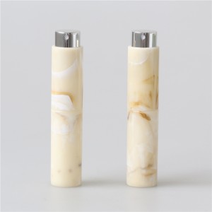 marble pattern 10ml mini plastic scent spray bottle portable TONER SCENT ALCOHOL MAKEUP REMOVER HAIR SPRAY