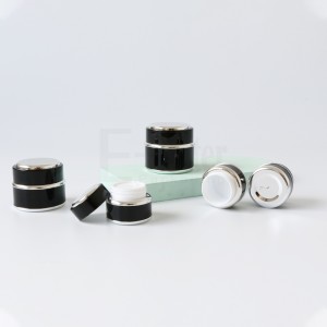Luxury custom colored plastic jar boby cream pot empty 50g nail gel container