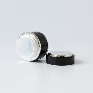 Luxury custom colored plastic jar boby cream pot empty 50g nail gel container