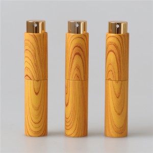 Holzmaserung 8ml / 10ml Luxus Twist Parfümzerstäuber tragbar