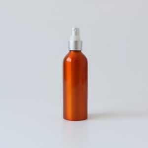 Free sample Customized color alumiunm cosmetic bottles travel size aluminum shampoo bottles